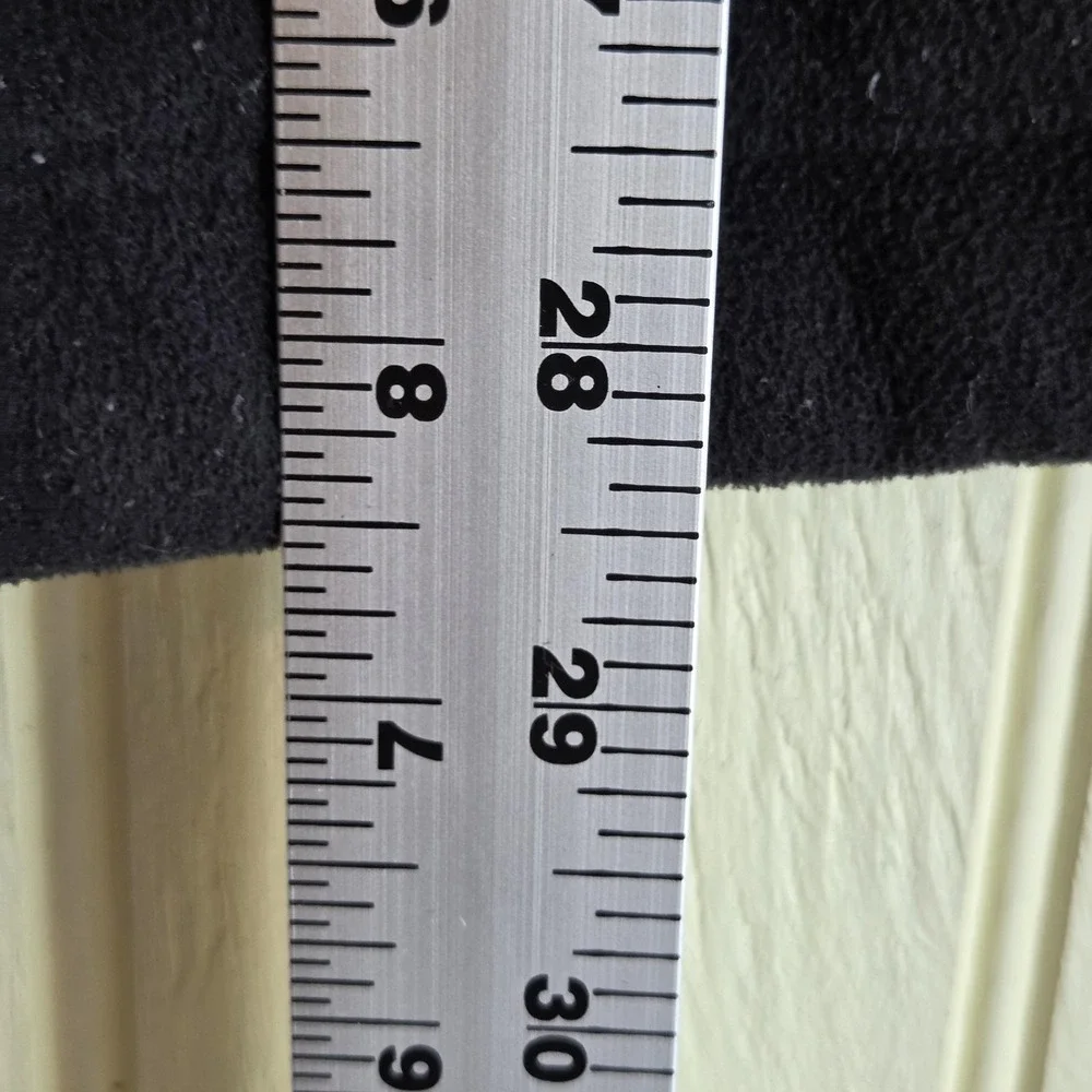 The North‎ Face Jacket Mens XL Black Fleece Full Zip Chest Pockets Hiking